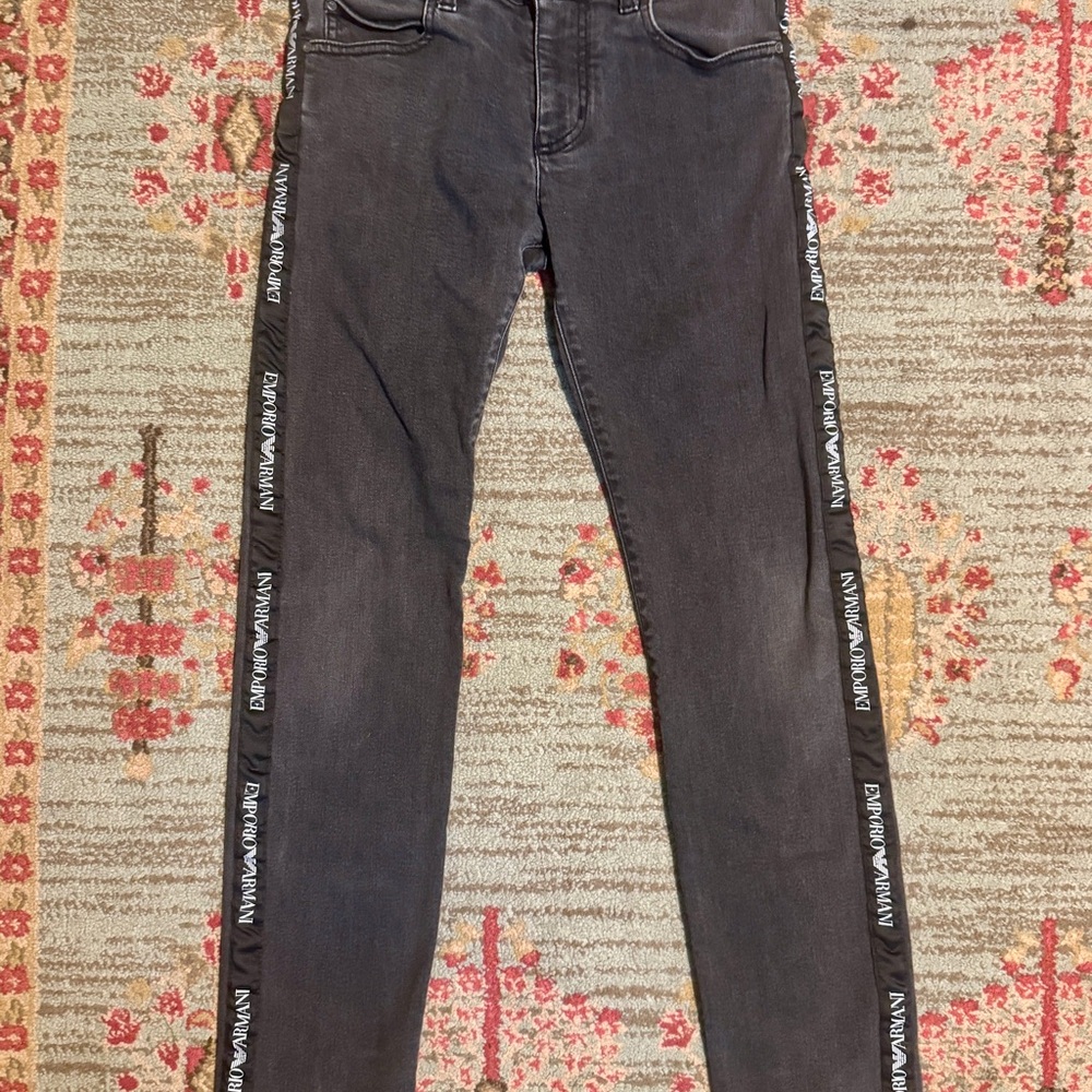 Emporio Armani Youth Dark Gray Skinny Jeans